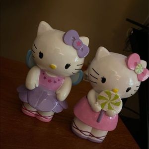 Small Glass Hello Kitty Coin Banks